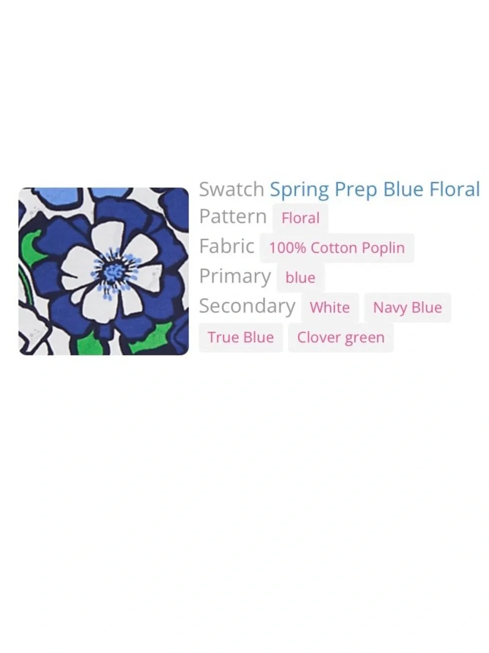 Gymboree Girls Spring Prep Blue, White and Green Floral Sleeveless Dress Size 6